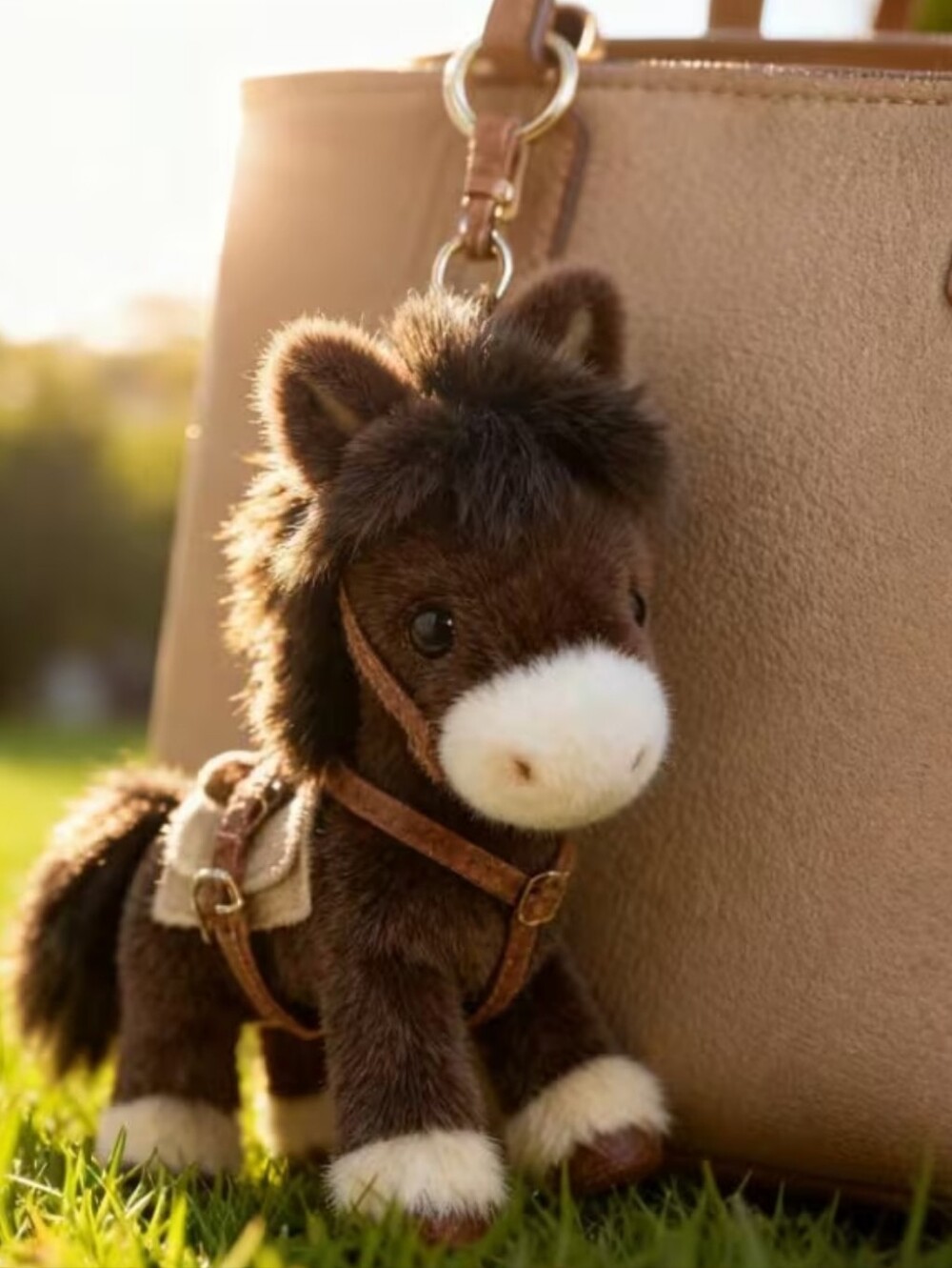 Lucky-Inspired Charming Horse Design Keychain. NWT. GOOD LUCK!